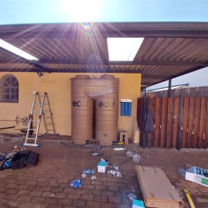 Water Tank Cleaning and Maintenance. Municipal Backup water storage. Jojo tanks or ecco water tank with a booster pump
