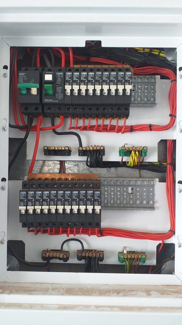 Electrical DB Board wire by Juspropa team. with Earthleakage 63A with overload protection and 63a double pole main switch and 15a cbi circuts for lights and 20a for plugs Circuit Breaker Keeps Tripping Repair