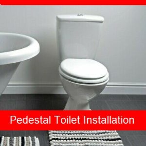 Pedestal Toilet Installation by Juspropa Plumber