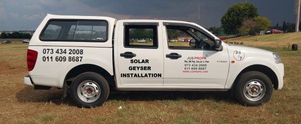 Juspropa Solar Geyser Installation Team
