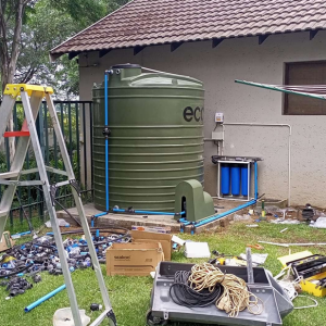 Water Tank Installation by Juspropa Plumbers.
