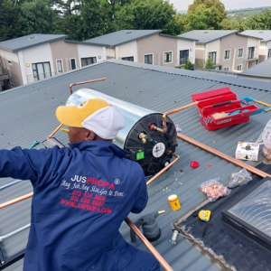 200L Solar Geyser Installation