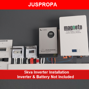 5kva Inverter Installation by Juspropa Solar System Installers. Certified Electricians
