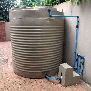5000L Water Tank. Backup Water System Installation. Water Pressure Boost Pump. 5000L Water Tank Backup System Installation