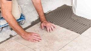 Floor tiling or installation. Tiliers near me
