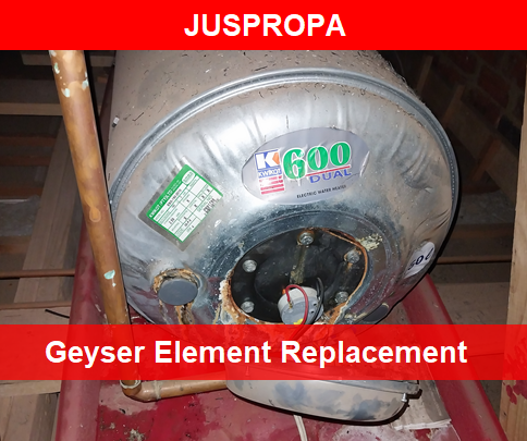 Geyser Element Replacement by Juspropa Geyser Element Replacement and installation by Juspropa Plumbers