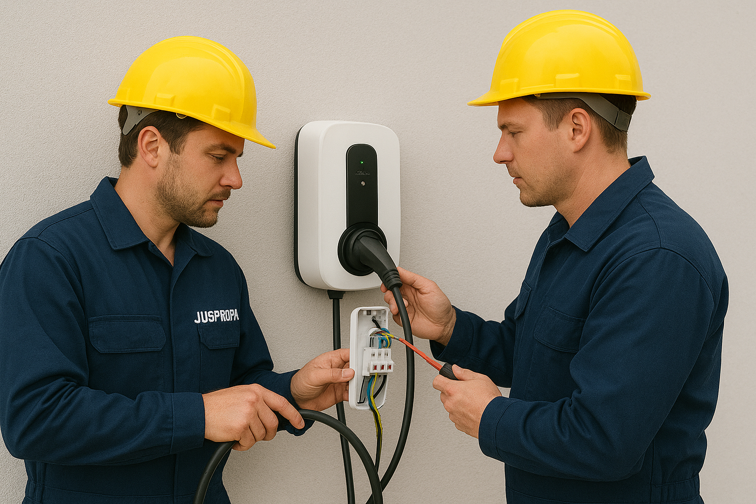 Electric Vehicle Charging Station Installation
