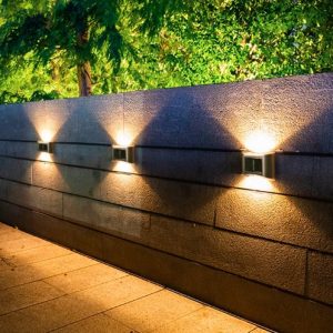Outdoor lights linstallation. Wall lights, Solar Lights