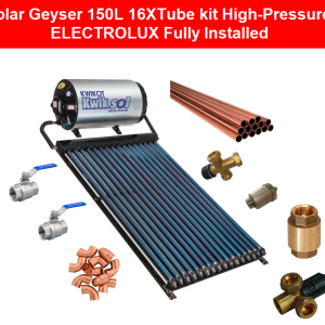 150L Solar geyser installation. 150L kWIKOT DUAL GEYSER.