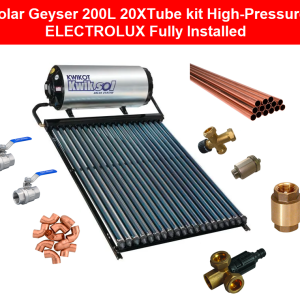 200L kwikot solar geyser installation by juspropa Plumbers.