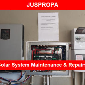 Solar System Maintenance and Repairs by Juspropa Certified Solar Installer Electricians