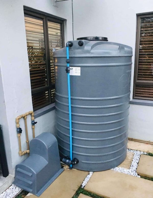 Water Tank Installation by Juspropa 2000L Water Tank Backup System Installation