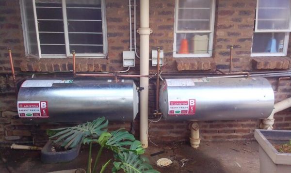 150L Heat Tech geyser installation.Ariston water heater installed by Juspropa Plumbers. 150L Heat Tech Geyser Fully Installed