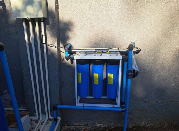 Water filtation system. Whole house water filtration or purification system installation by Juspropa