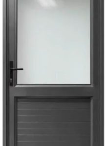Aluminium standard door installation