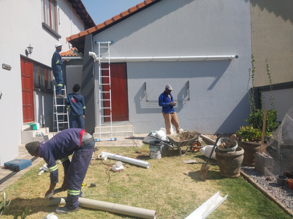 Rain Water Harvest Installation by Juspropa Plumbers Water Installers in Johannesburg