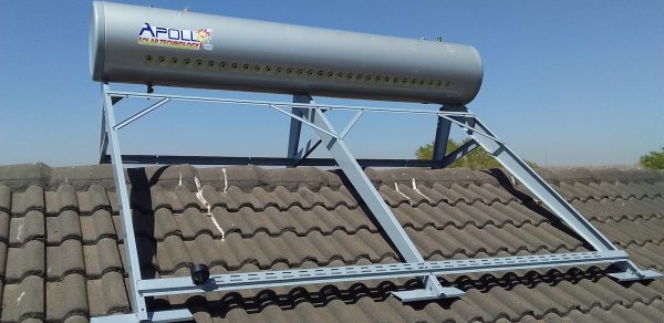 Apollo Solar Geyser Installation by Juspropa Solar Water heater systm plumbers