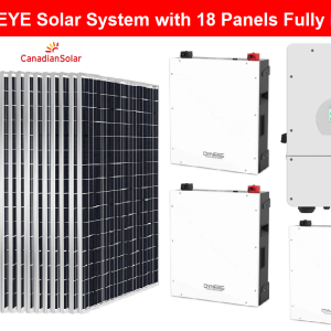 12KW Deye Solar System with 18 Panels Fully Installed