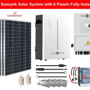 5KW Sunsynk Solar System with 6 Panels Fully Installation
